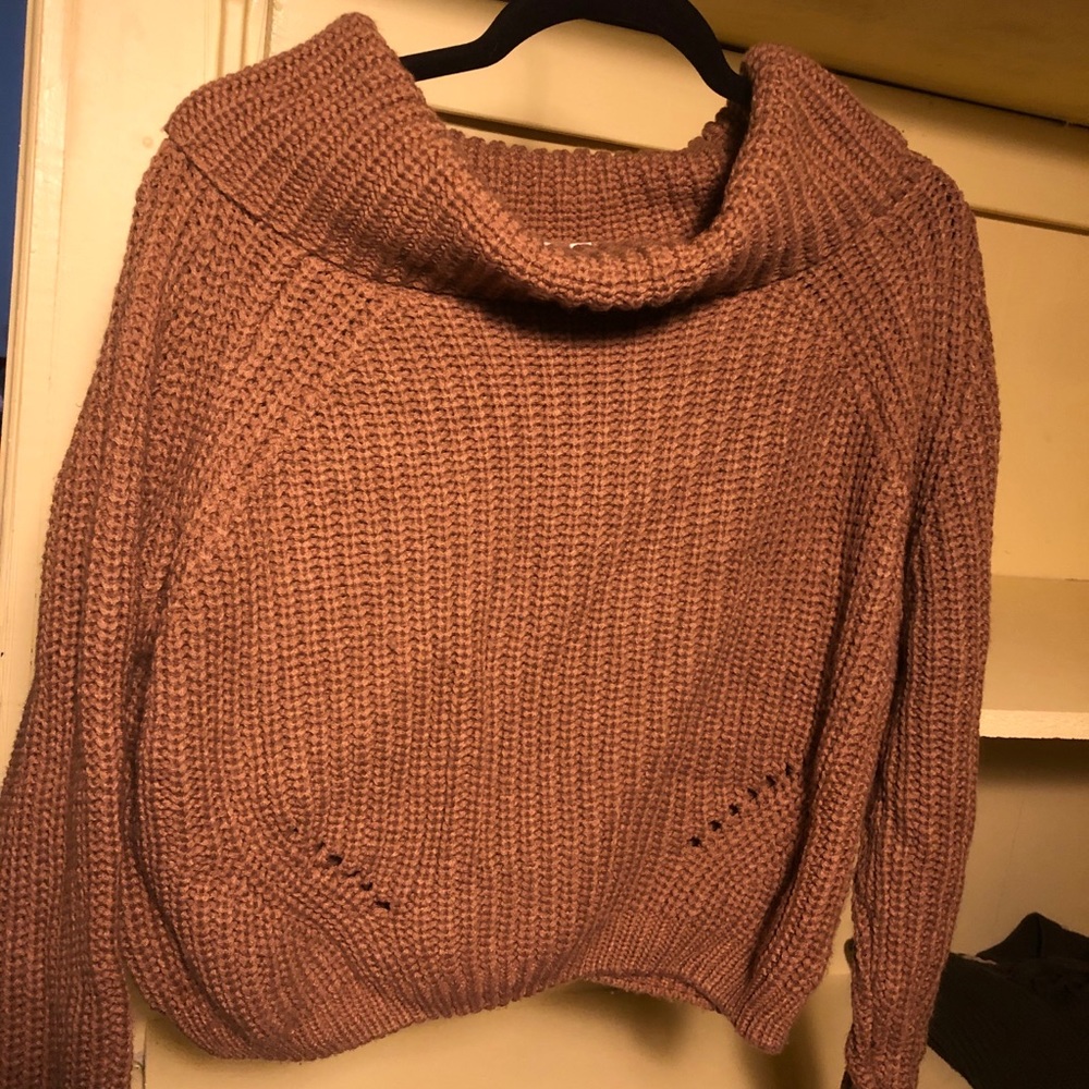 Cowl neck sweater!